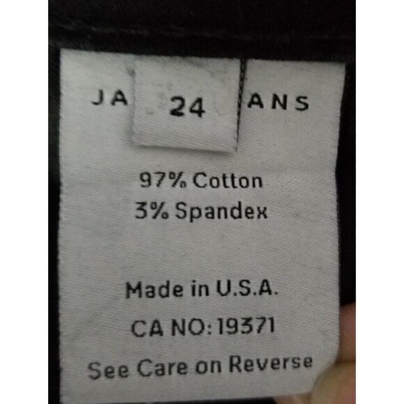 James Jeans Black Dee Dee Thigh High Boot Jeans Size 24 - Picture 5 of 9